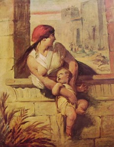 Cherubino Cornienti: Strage degli innocenti, anno 1855, cm. 44 x 34, Galleria d’Arte Moderna di Milano.